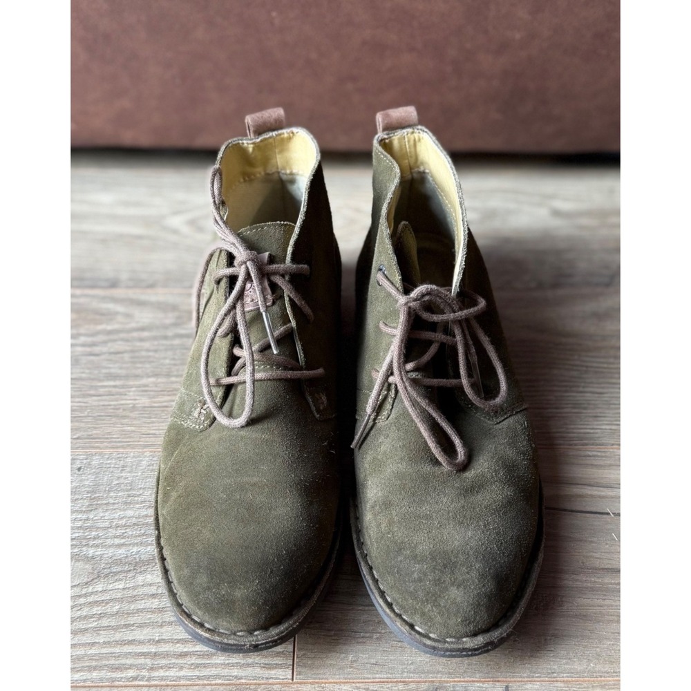 Bussola Women's Sevilla Boot Size 39 Brown Suede Distress Chukka Retro Bootie - Picture 2 of 7